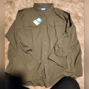 New Columbia 3x silver ridge lite long sleeve shirt